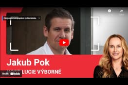 Jakub Pok v pořadu Host Lucie Výborné